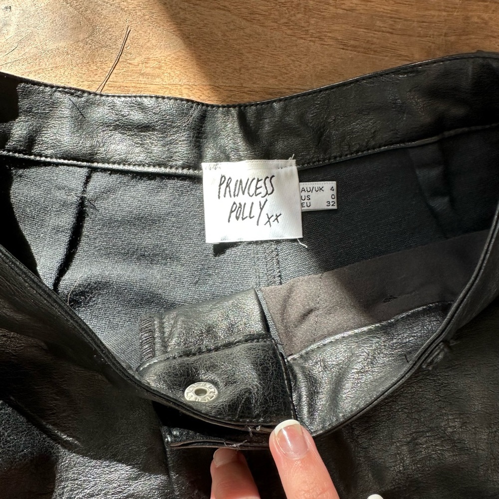 Princess Polly faux leather pants